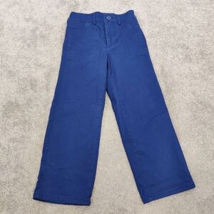 Gap Boy's Cotton Lined Blue Trousers Formal Canvas Pants in Blue Size 5 Years